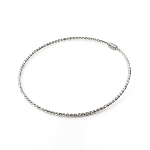 Kupferner Tensorhalsketten in Silberfarbe - Königlicher Kubit (144 MHz)