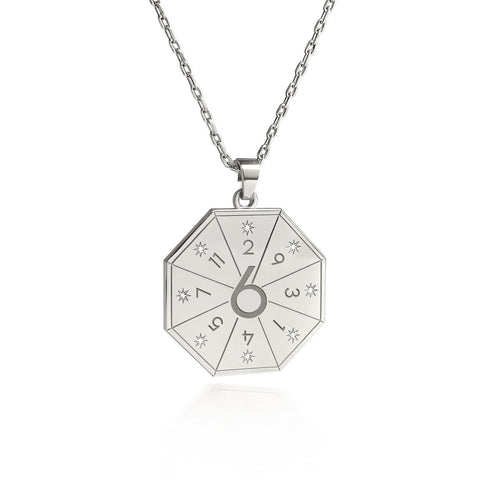 Halskette mit Heiler-Anhänger (6) in Silber – Siegel des Herzens