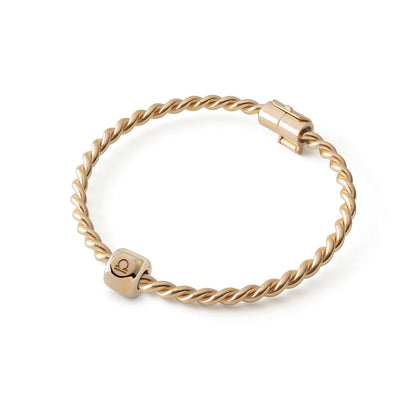 Charms ze znakiem zodiaku Waga (♎︎) Pozłacany - Złoto pr. 585