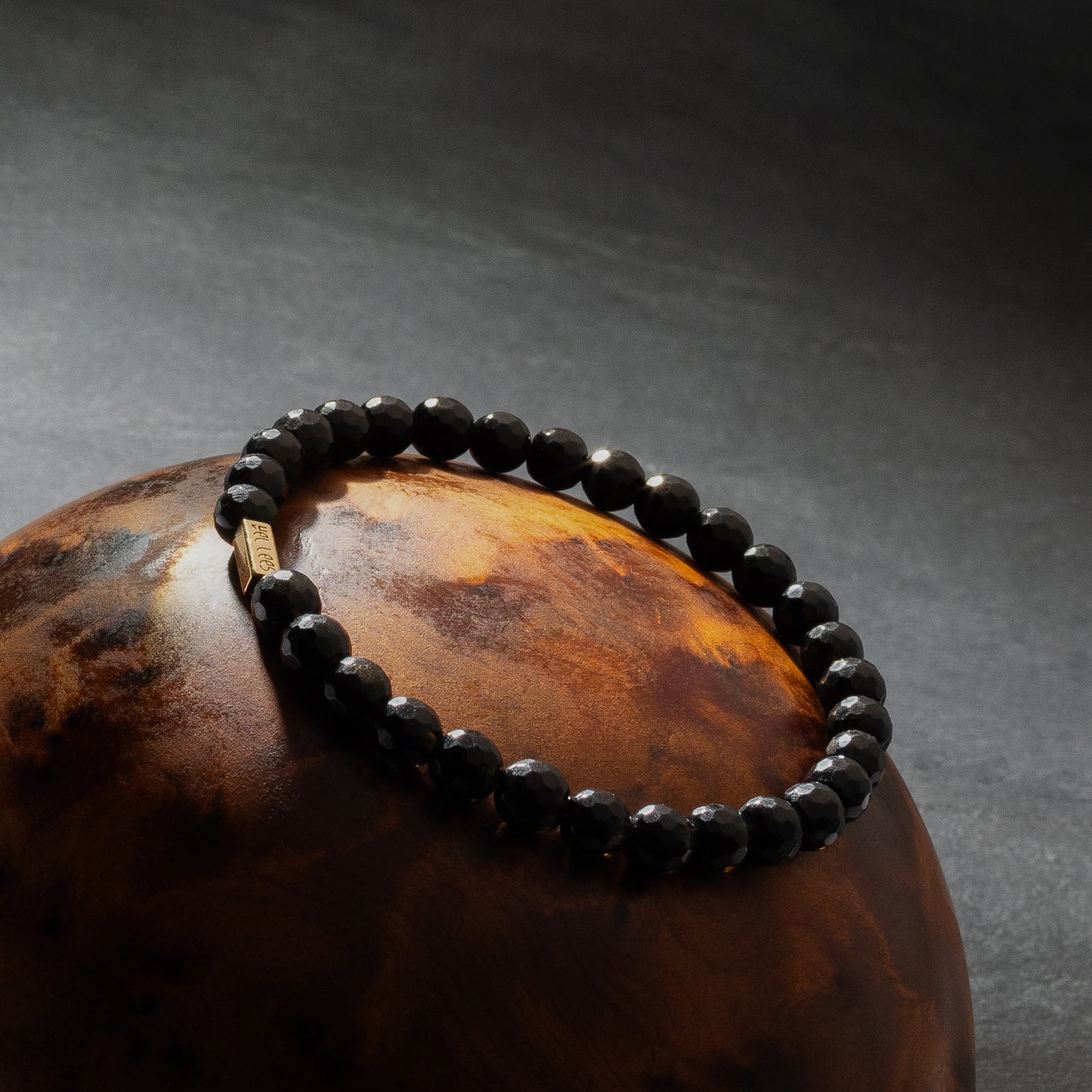 Armband mit Steinen – Matte Turmalin 6mm