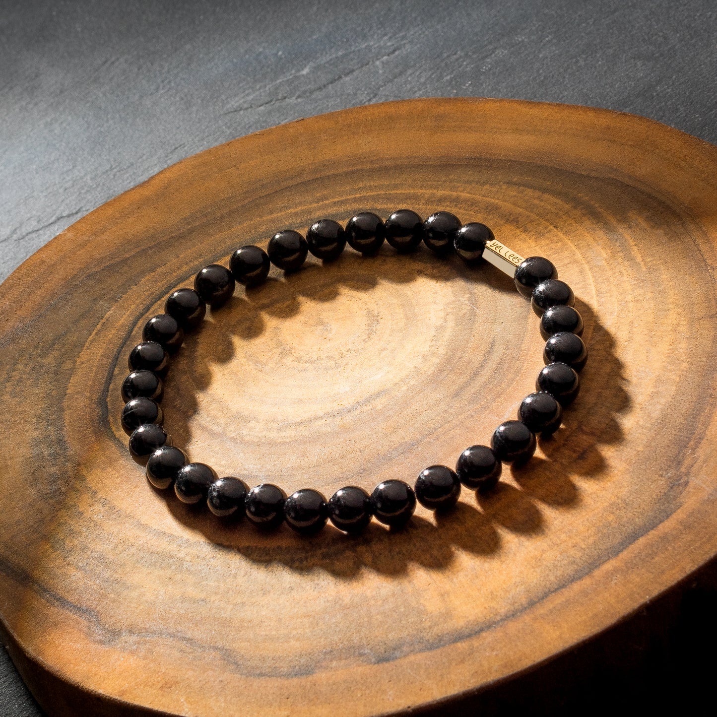 Armband mit Steinen – Glatter (glänzender) Turmalin 4mm