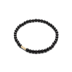 Armband mit Steinen – Glatter (glänzender) Turmalin 4mm