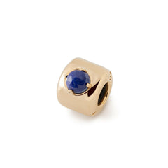 Charm mit Lapislazuli vergoldet – Weisheit, Wahrheit und innere Harmonie – Messing