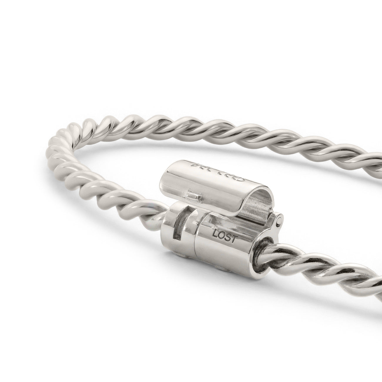 Miedziana bransoletka tensorowa w kolorze srebrnym - Kubit Zaginiony (177 MHz)