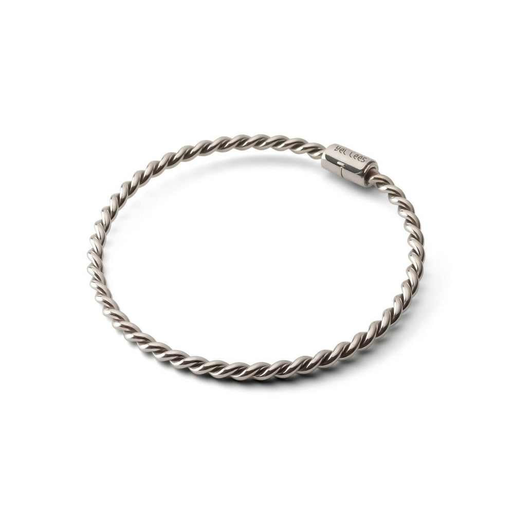 Kupfer-Tensorarmband in Silberfarbe – Verlorener Kubit (177 MHz)