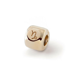 Charms mit Sternzeichen Steinbock (♑︎) Vergoldet - Silber 925
