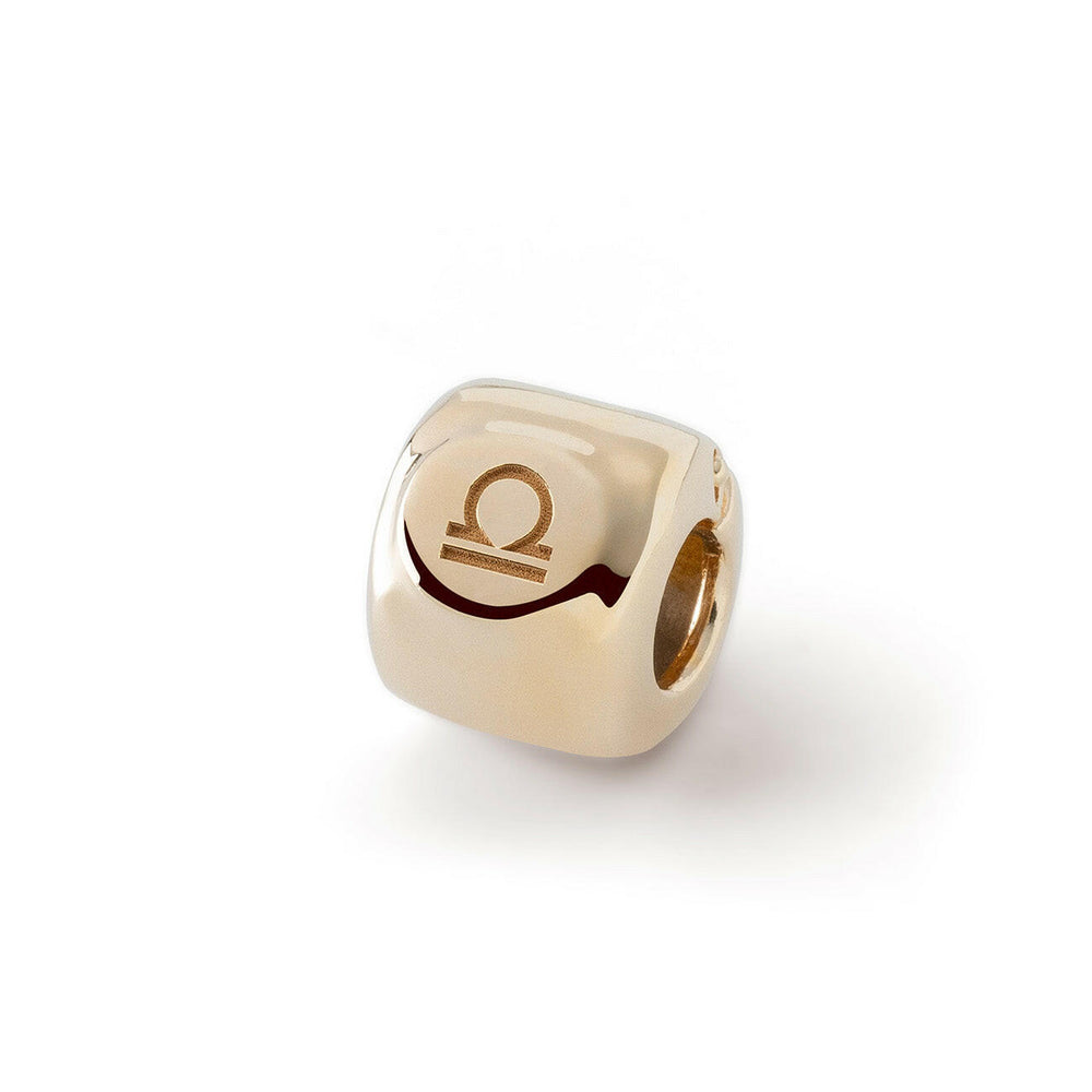 Charms mit Sternzeichen Waage (♎︎) - Gold 585