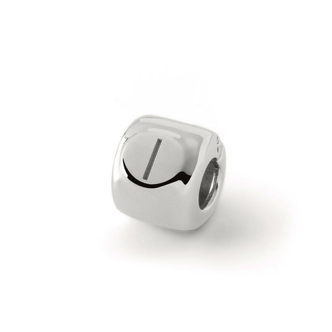 Charm mit der Isa-Rune (ᛁ) Silber – Amulett der Ruhe und Gelassenheit – Messing