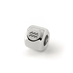 Charms mit dem Sternzeichen Wassermann (♒︎) Silber - Messing